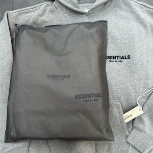 Essentials Fear of God Light Gray Sweatshirt